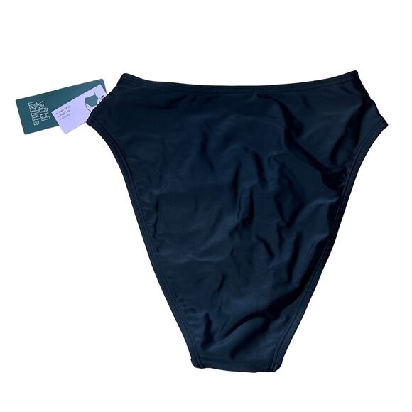 Wild Fable Women's Black High Leg High Waist Bikini Bottom - Size XXS - NWT - Picture 4 of 5